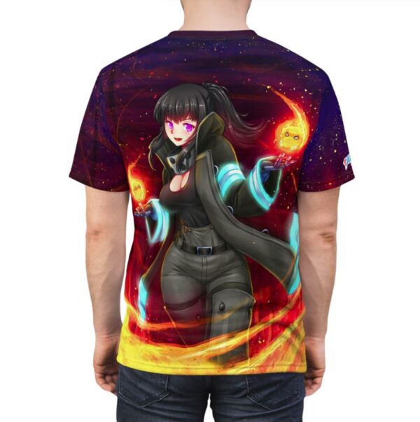 Maki Oze Fire Officer – Fire Force All over print T-shirt