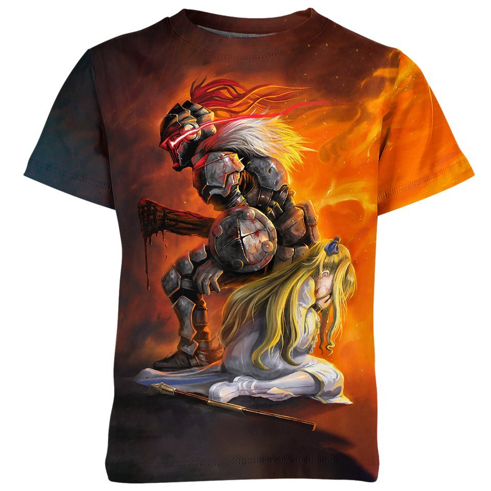 Priestess and Goblin Slayer Anime all over print T-shirt