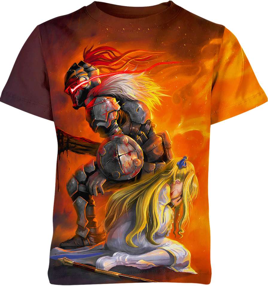 Priestess and Goblin Slayer Anime all over print T-shirt