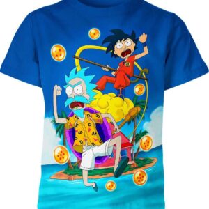 Rick And Morty all over print T-shirt