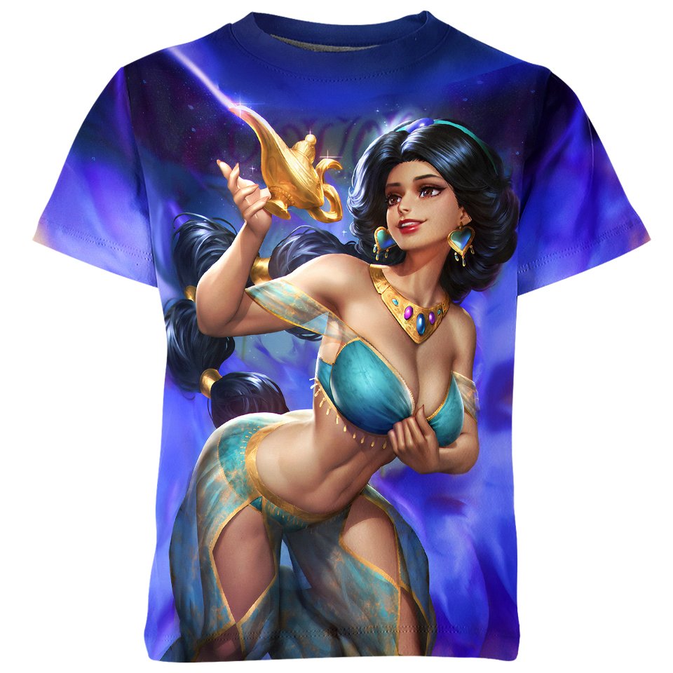 Sexy Princess Jasmine Disney all over print T-shirt