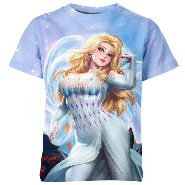 Chubby Elsa Frozen Disney All over print T-shirt