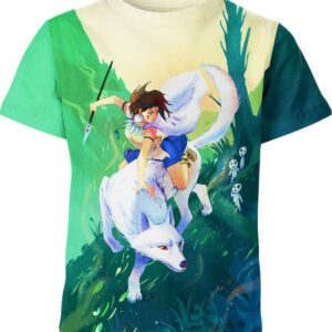 San In Princess Mononoke From Studio Ghibli Shirt