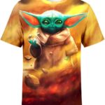 Star Wars Baby Yoda all over print T-shirt