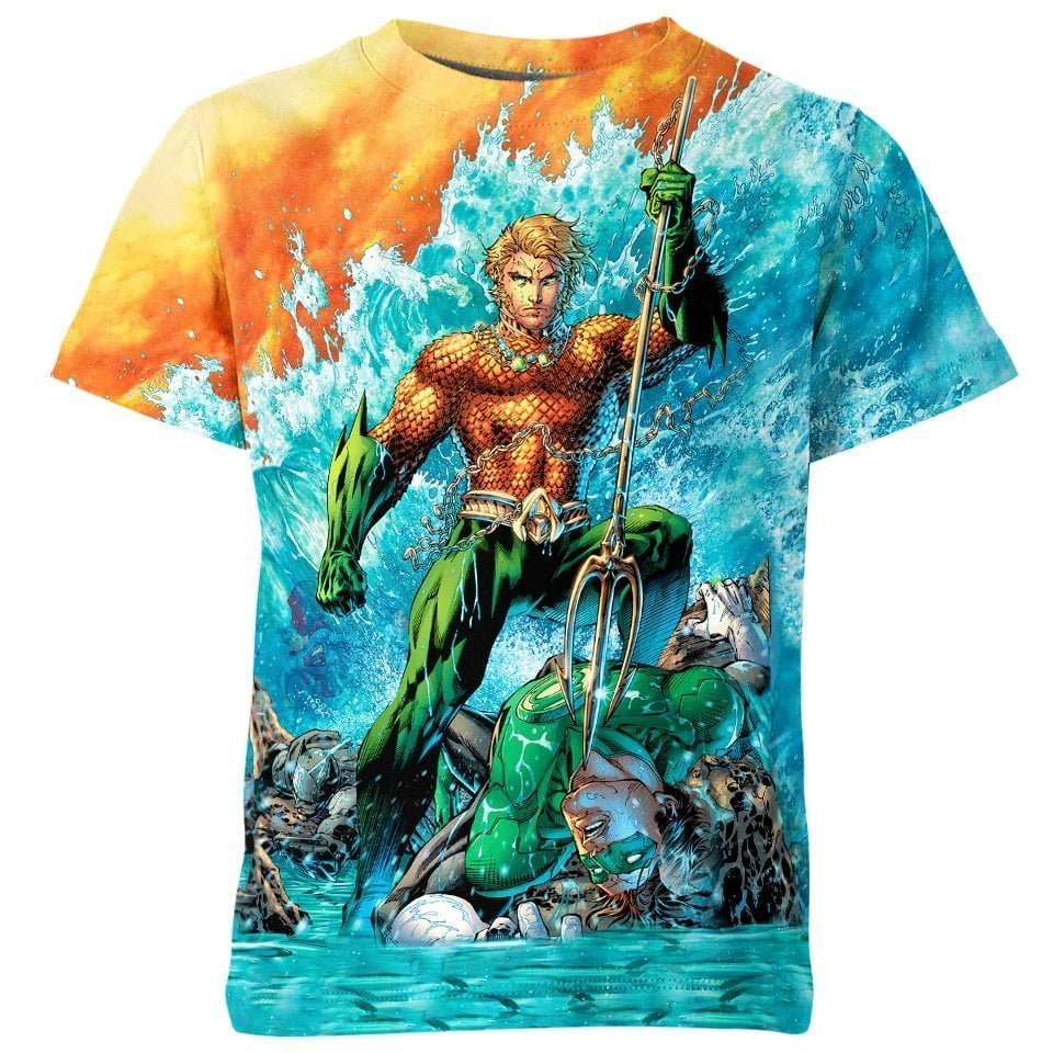 The Magic of the Sea Aquaman DC All over print T-shirt