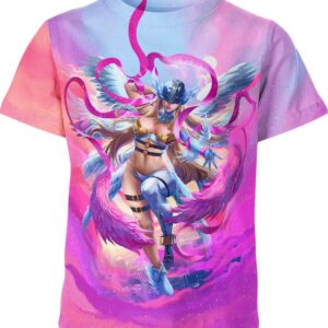 Angewomon Digimon Adventure Anime all over print T-shirt