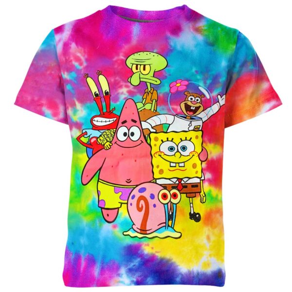 All Character Spongebob all over print T-shirt