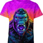 King Kong Colourful – Godzilla all over print T-shirt