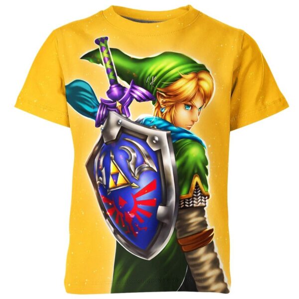 Link in The Legend of Zelda all over print T-shirt