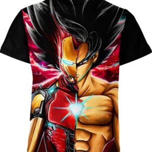Iron Man X Son Goku Dragon Ball Z Shirt
