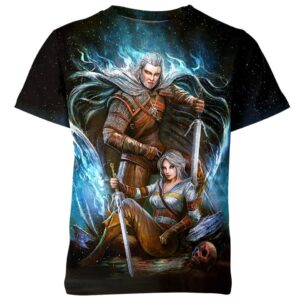 Geralt And Ciri From The Witcher Shirt