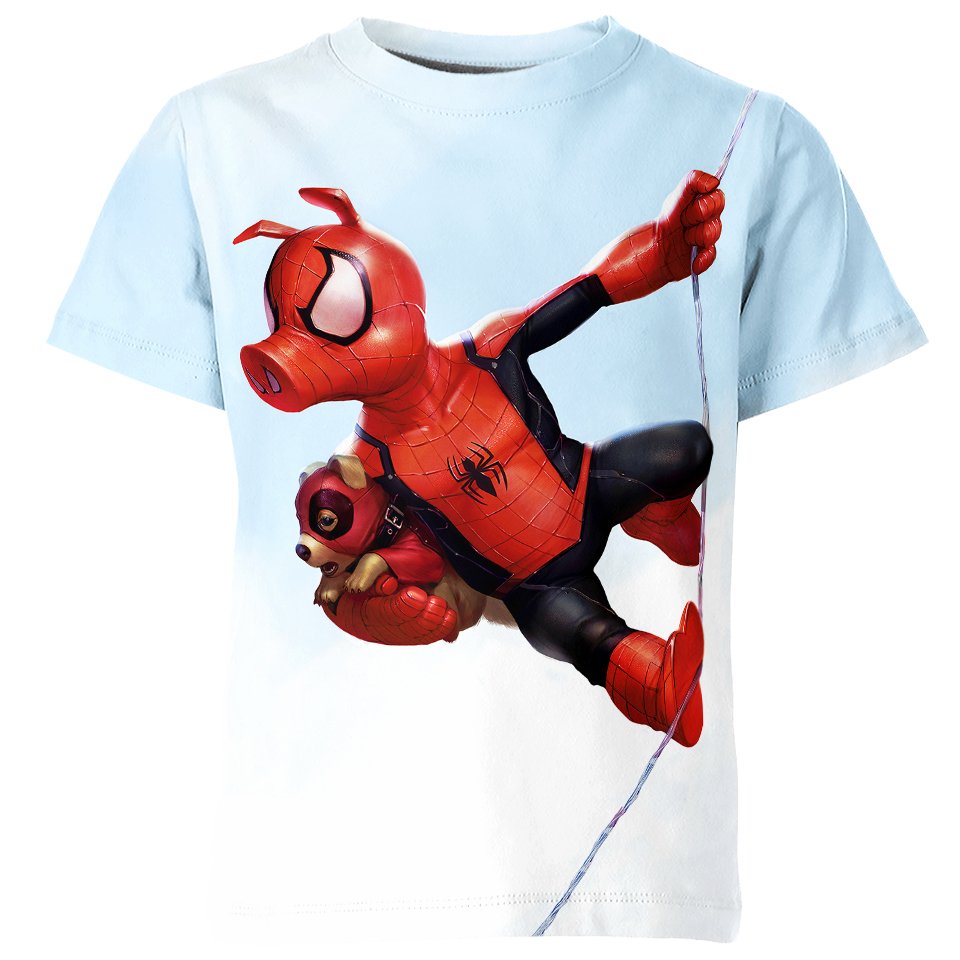 Spider-Ham in Spider Man Shirt