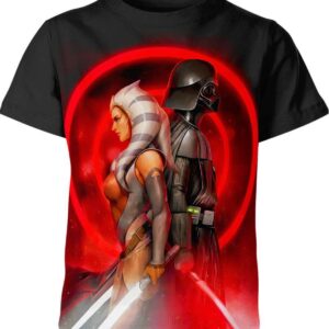 Ahsoka Tano And Darth Vader From Star Wars Shirt