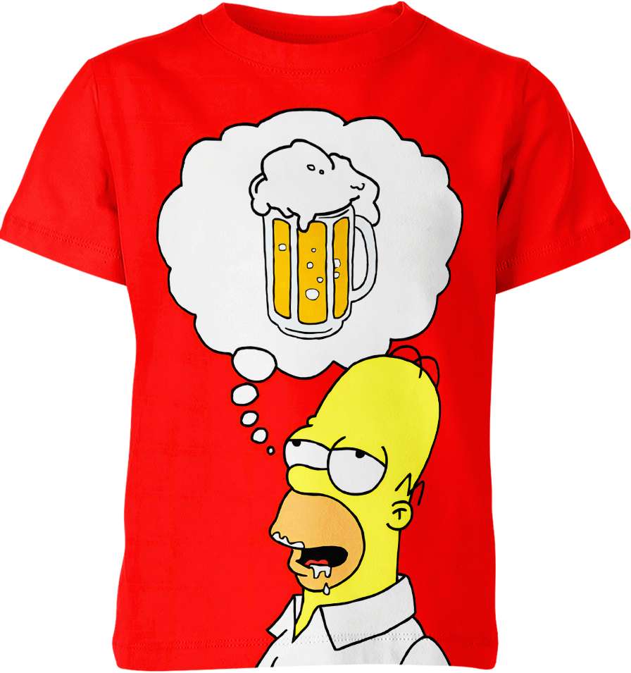 Homer Jay Simpson From The Simpsons Shirt