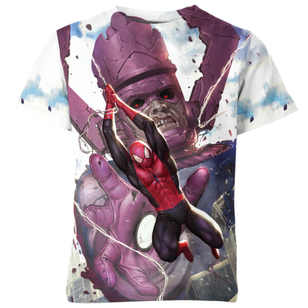 Galactus Vs Spider Man Shirt