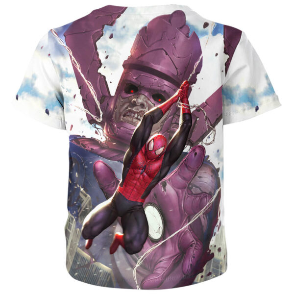 Galactus Vs Spider Man Shirt