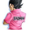 Vegeta Badman Shirt, Vegeta Pink shirt, Dragon Ball Z Button Up Hawaiian Shirt 4