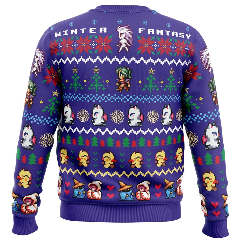 Winter Fantasy Final Fantasy Ugly Christmas Sweater