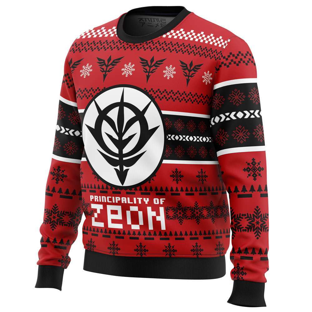 Zeon The Gundam Ugly Christmas Sweater