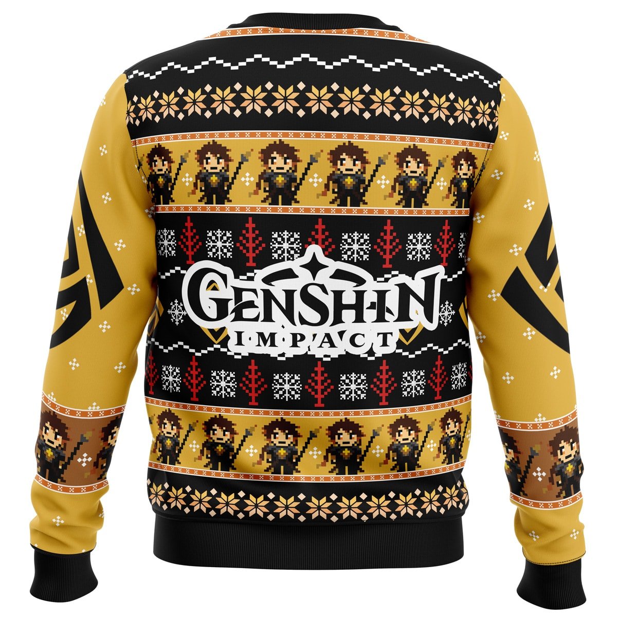 Zhongli Genshin Impact Ugly Christmas Sweater