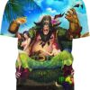 ASL Pirates Brothers One Piece Anime Monkey D. Luffy Luffy Shirt 3D T-Shirt, Best One Piece Shirt