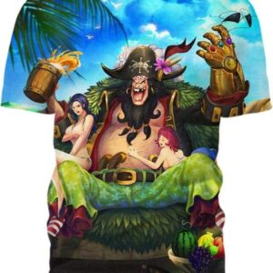 BLACKBEARD – OnePiece 3D T-Shirt, Best One Piece Shirt
