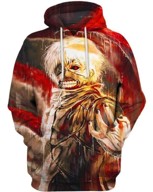 Blood Stained 3D Hoodie, Tokyo Ghoul Shirt