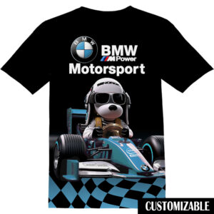 Customized BMW M Motorsport F1 Team Snoopy Dog Shirt QDH