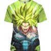 Blue Saiyan God 3D T-Shirt, Dragon Ball Shirt for Fan