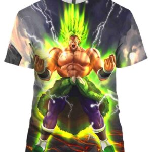 Broly Legend 3D T-Shirt, Dragon Ball Shirt for Fan