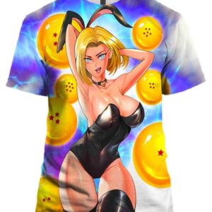 Bunny Girl 3D T-Shirt, Dragon Ball Shirt for Fan
