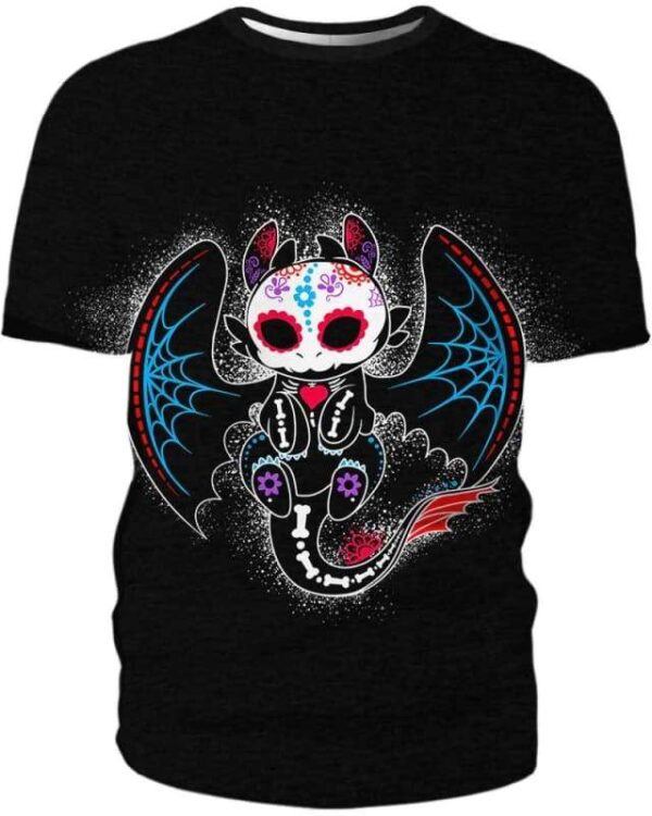 Calavera Fury 3D T-Shirt, How To Train Your Dragon Shirt