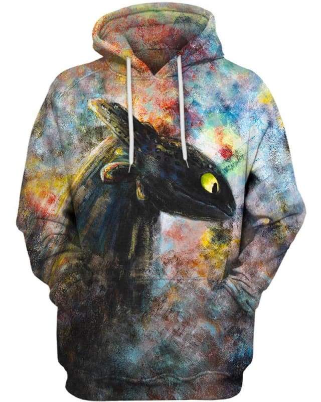 Color Symphony 3D Hoodie, How To Train Your Dragon Shirt