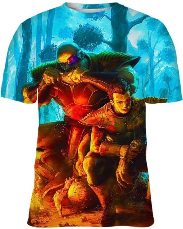 Combat 3D T-Shirt, Dragon Ball Shirt for Fan