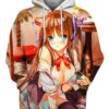 Cute Girl With A Cat Mask 3D Hoodie, Hot Anime Woman for Fan