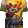 Calavera Fury 3D T-Shirt, How To Train Your Dragon Shirt