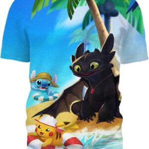 Cute Summer 3D T-Shirt, How To Train Your Dragon Shirt