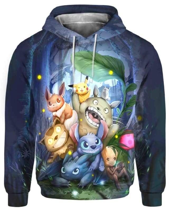 Cute Things in Forest 3D Hoodie, How To Train Your Dragon Shirt