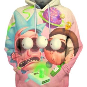 Deconstructed 3D Hoodie, Rick and Morty Presents