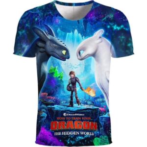 Dragon Hidden World 3D T-Shirt, How To Train Your Dragon Shirt