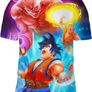 Fight Against The Wicked 3D T-Shirt, Dragon Ball Gift for Admirers