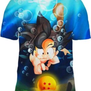 Finding Dragon Ball 3D T-Shirt, Dragon Ball Gift for Admirers