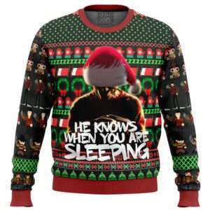 Freddy Krueger A Nightmare on Elm Street Ugly Christmas Sweater