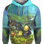Friendship Forest 3D Hoodie, How To Train Your Dragon Dragons