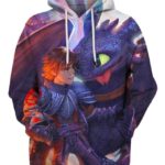 Friendship 3D Hoodie, How To Train Your Dragon Shirt