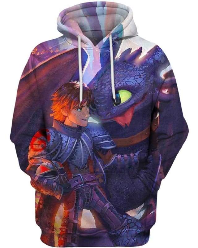 Friendship 3D Hoodie, How To Train Your Dragon Shirt