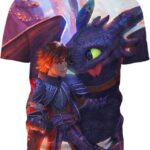 Friendship 3D T-Shirt, How To Train Your Dragon Dragons