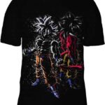 Fusion Power 3D T-Shirt, Dragon Ball Gift for Admirers