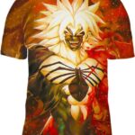 Goku And Venom 3D T-Shirt, Dragon Ball Gift for Admirers