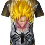 Goku mashup Antin Venom 3D T-Shirt, Dragon Ball Gift for Admirers